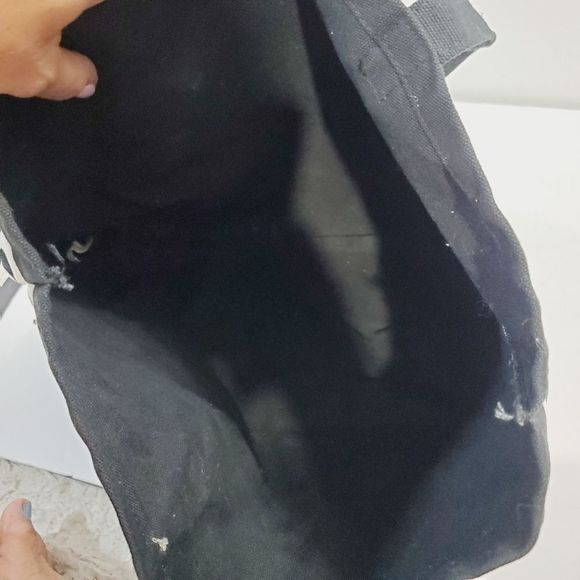 4x$25 Sephora black white stripes open tote bag - Picture 5 of 11